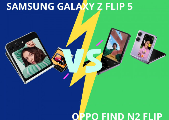 Adu Keunggulan Ponsel Lipat Samsung Galaxy Z Flip 5 VS OPPO Find N2 Flip, Unggul yang Mana?