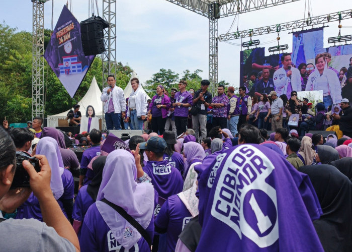 Pesta Akbar 'Bogor Hepi' Warnai Kampanye Terakhir Pasangan Sendi-Melli di Bogor Utara