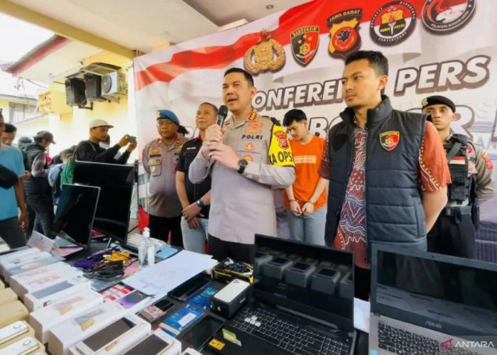 Polresta Bogor Bekuk Perekrut Selebgram yang Promosikan Judi Online