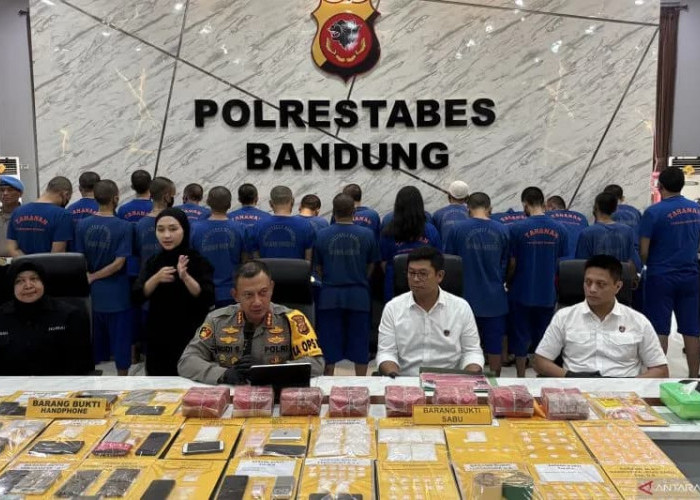 Polrestabes Bandung Gagalkan Peredaran 9 Kilogram Sabu-sabu