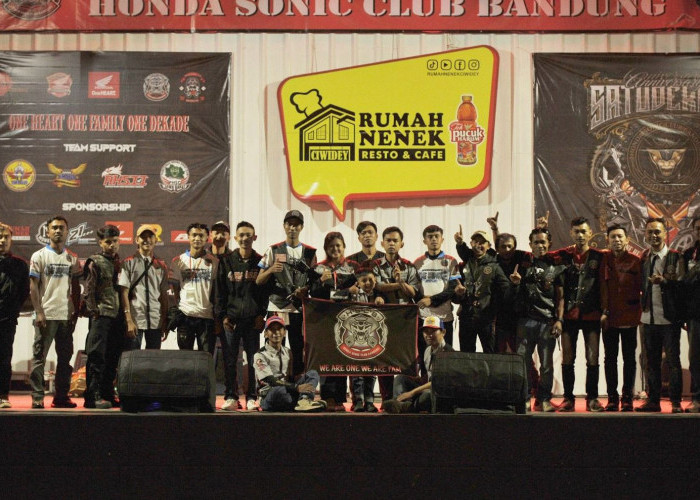 Honda Sonic Club Bandung Rayakan Satu Dekade, Satukan Ratusan Bikers dalam Semangat Brotherhood   