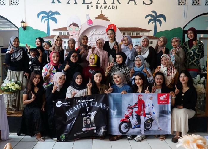 Collab Honda Genio x Beauty Ultima II  Hadirkan Beauty Class dan Stylish Riding di Bandung