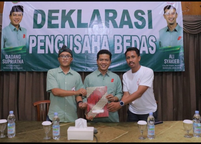 Makin Bedas! Ratusan Pengusaha Kabupaten Bandung Siap Menangkan Kang DS dan Ali Syakieb