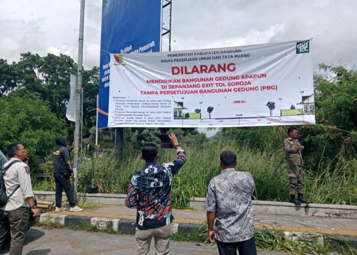 Tegas! DPUTR Kabupaten Bandung Larang Pembangunan di Sekitar Exit Tol Soreang Tanpa Izin