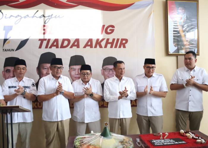 HUT ke-17 Partai Gerindra: Iwan Setiawan Beri Pesan Ini pada Kadernya 