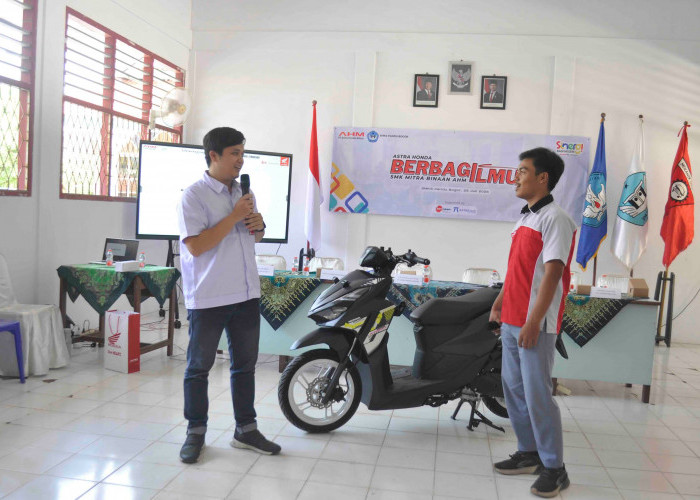 Astra Honda Berbagi Ilmu bersama SMK PANDU 2 Bogor