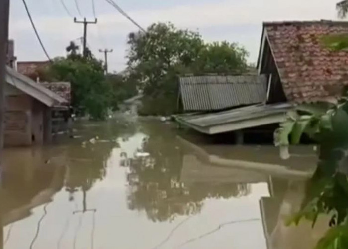 Lagi, Desa Karangligar Karawang Diterjang Banjir