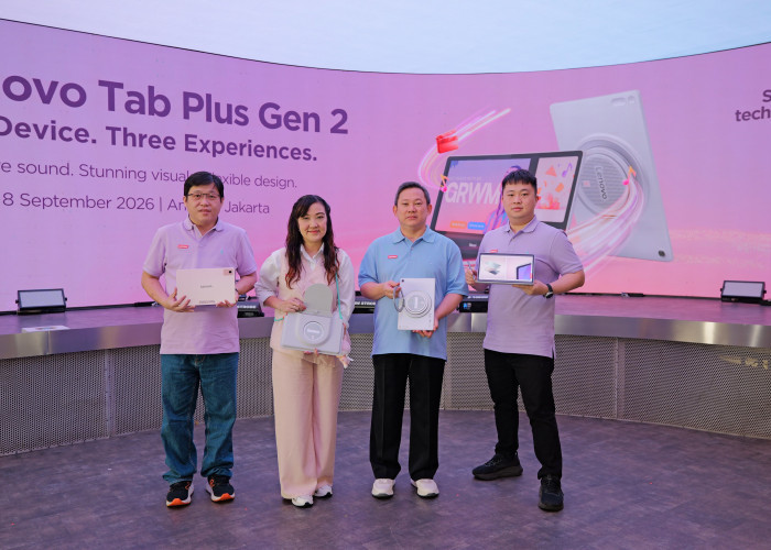 Lenovo Tab Plus Gen 2 Hadir di Indonesia, Bawa Konsep “One Device, Three Experiences”, JBL 9-Unit Pro Speaker 