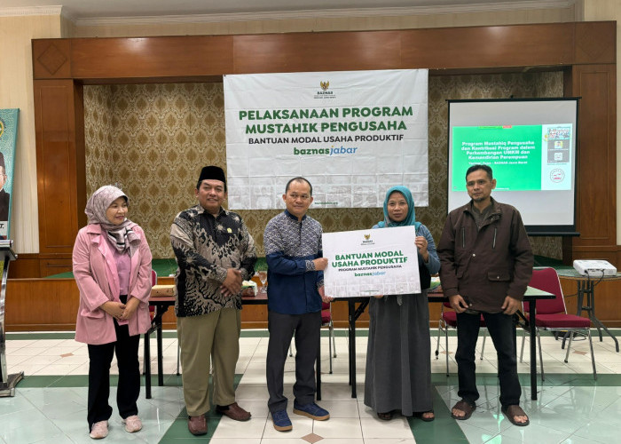 Dorong UMKM Lokal, BAZNAS Jabar dan Yayasan SAPA Bantu 40 Mustahik menjadi Pengusaha