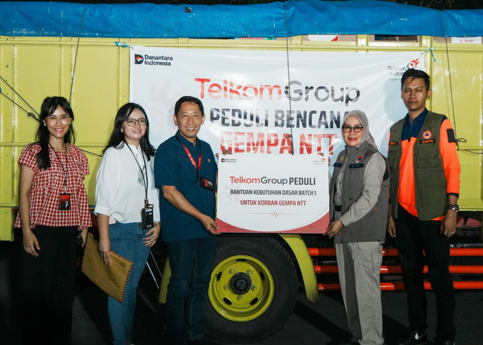 TelkomGroup Salurkan Bantuan Kemanusiaan Hingga Rp1,3 Miliar untuk Masyarakat Terdampak Gempa NTT