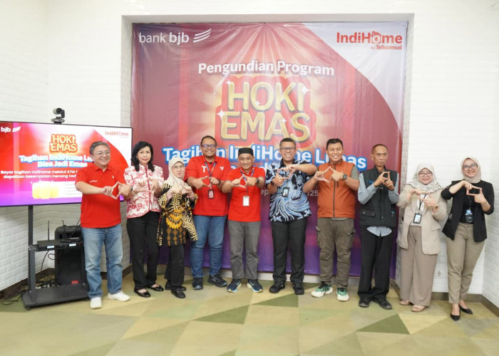 Telkomsel Bagikan total 47 Gram Logam Mulia dari Program HOKI Emas Telkomsel dengan bank bjb