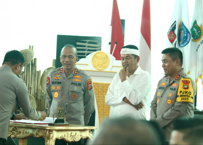 Pemprov Teken Kerja Sama dengan Polri, Jaga Industri hingga Awasi Anak Sekolah