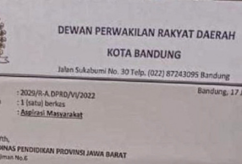 Viral Surat 'Titip Siswa