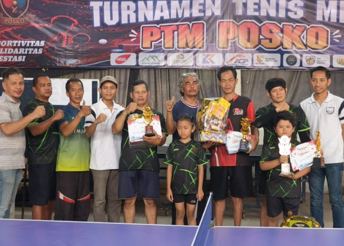 KNPI Kabupaten Bandung Apresiasi Turnamen Tenis Meja PTM POSKO