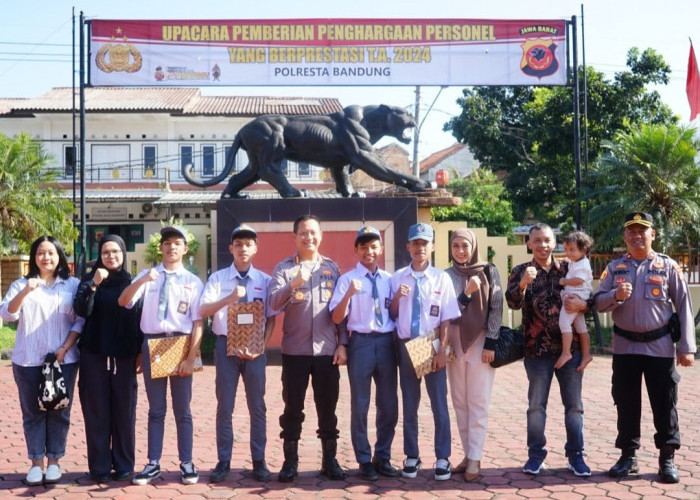 Tunjukkan Kepedulian Sosial Tinggi, Kapolresta Bandung Kombes Pol Kusworo Wibowo Apresiasi Pelajar SMA 