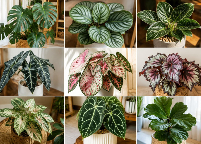 9 Tanaman Hias dengan Daun Unik yang Bikin Rumah Makin Menarik