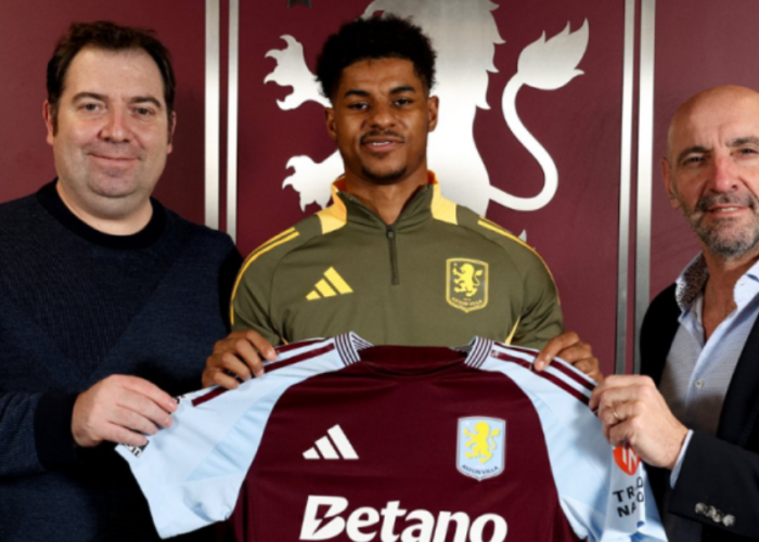 Aston Villa Resmi Rekrut Marcus Rashford dengan Status Pinjaman dari Manchester United