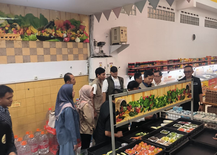 Jelang Ramadan dan Idulfitri, BULOG Kancab Bandung Bersama Satgas Saber Pangan Polda Jabar Pantau Harga Bapokt