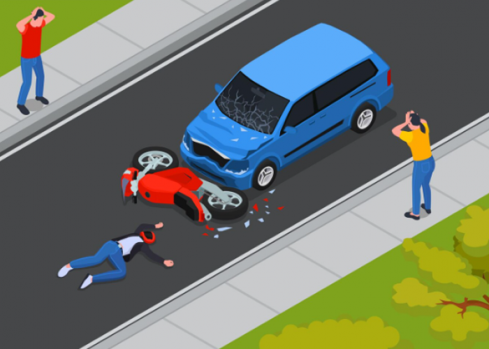 2 Motor Adu Banteng Sebabkan 2 Orang Luka-luka