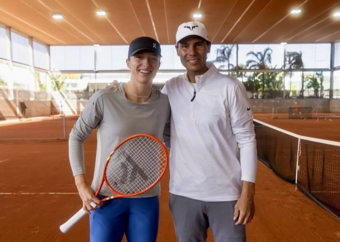 Pegula dan Keys Soroti Latihan Iga Swiatek Bersama Rafael Nadal Jelang Musim Tanah Liat