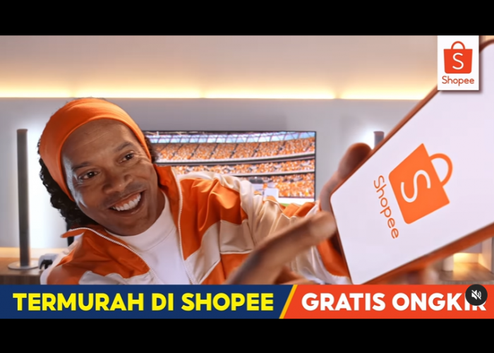 Trending! Kemunculan Ronaldinho di Iklan Shopee Disambut Meriah Netizen