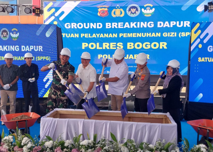 Groundbreaking Dapur SPPG, Kapolres Bogor Sebut Bisa Layani 20 Ribu Penerima Manfaat