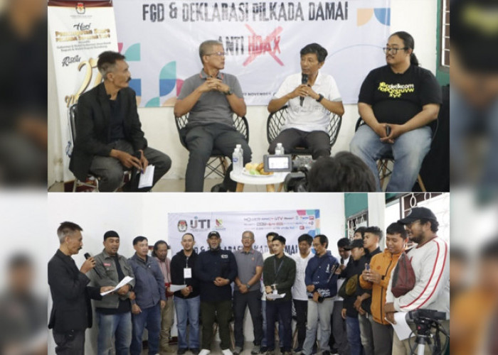 Marak Berita Palsu Jelang Pilkada, IJTI Korda Bandung Gelar FGD dan Deklarasi Damai Anti-Hoax