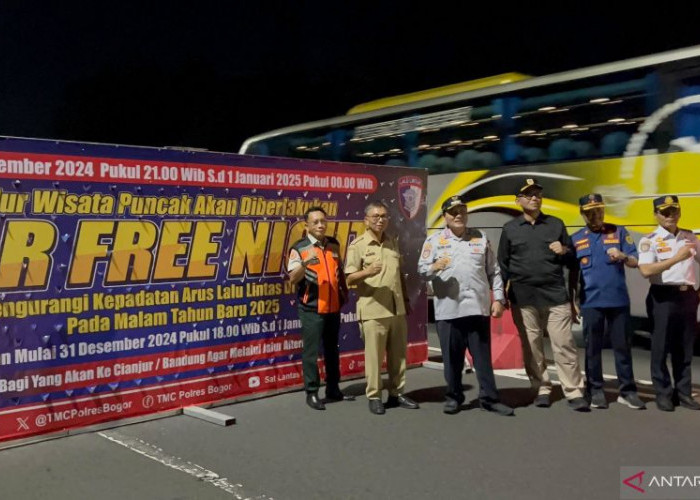 Penjabat Bupati Bogor Tegaskan Car Free Night di Puncak Berjalan Lancar