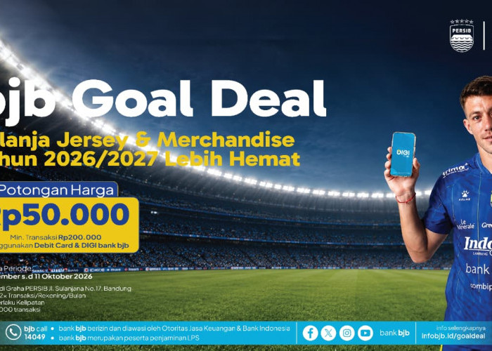 Bobotoh, Saatnya Lengkapi Koleksi PERSIB! Ada Diskon Rp50 Ribu dari bank bjb