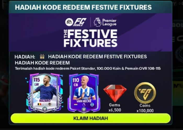 Update Terbaru! 16 Kode Redeem FC Mobile Aktif 12 Februari 2026, Hadiah Gems hingga Player Pack