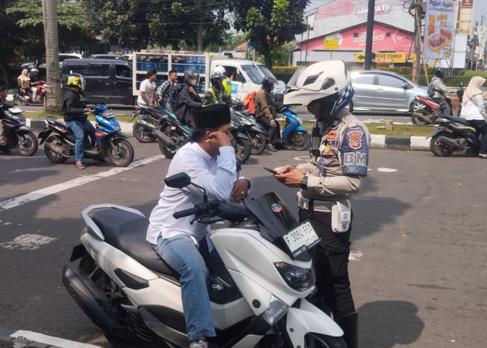 Operasi Patuh Lodaya 2025, Satlantas Polres Bogor Lakukan Tilang Manual dan ETLE Mobile