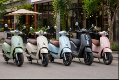 5 Motor Listrik dengan Desain Mirip Vespa, Stylish dan Modern untuk Anak Muda