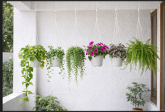 6  Tanaman Hias Gantung yang Cocok untuk Teras Minimalis