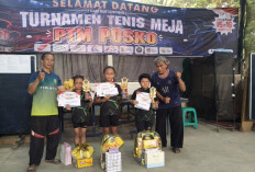 PTM POSKO Sukses Gelar Turnamen Internal Tenis Meja, Kategori Dewasa dan U-8
