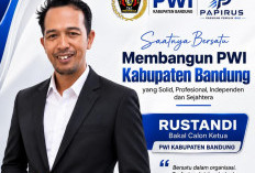 Rustandi Daftar Sebagai Bacalon Ketua PWI Kabupaten Bandung Periode 2026–2029, Ini Harapannya