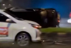 PJR Jagorawi Sebut Mobil yang Terguling di Baranangsiang Akibat Selip Ban