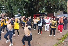 Senam Bedas Meriahkan HPN di  Kabupaten Bandung 
