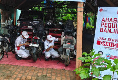 AHASS Gelar Servis Gratis untuk Korban Banjir di Bekasi dan Karawang