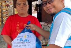 Terkoneksi dengan Hati, PLN Icon Plus Sigap Menyalurkan Bantuan Banjir di Padangsidimpuan