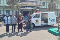 BRI Peduli Serahkan Bantuan 1 Unit Ambulans untuk Yonzipur 3/YW Pangalengan